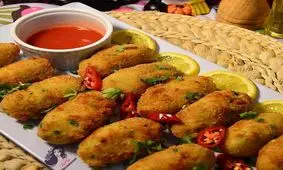 کوفته سیب زمینی مرغ