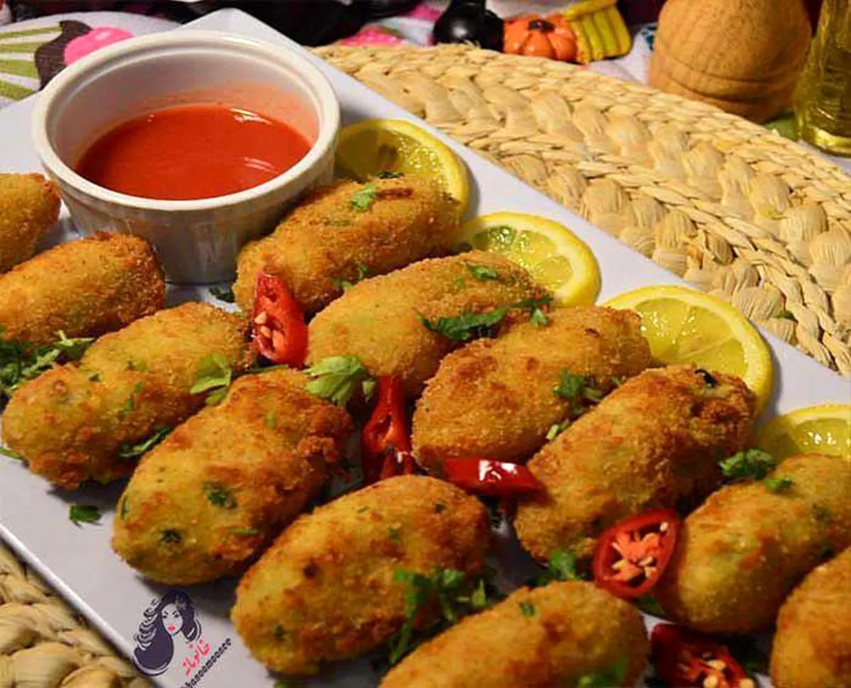 کوفته سیب زمینی مرغ