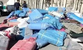 کشف بیش از یک میلیارد و پانصد میلیون ریال پارچه قاچاق در کاشان