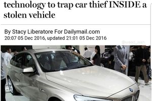 BMW دزد خود را دستگیر کرد