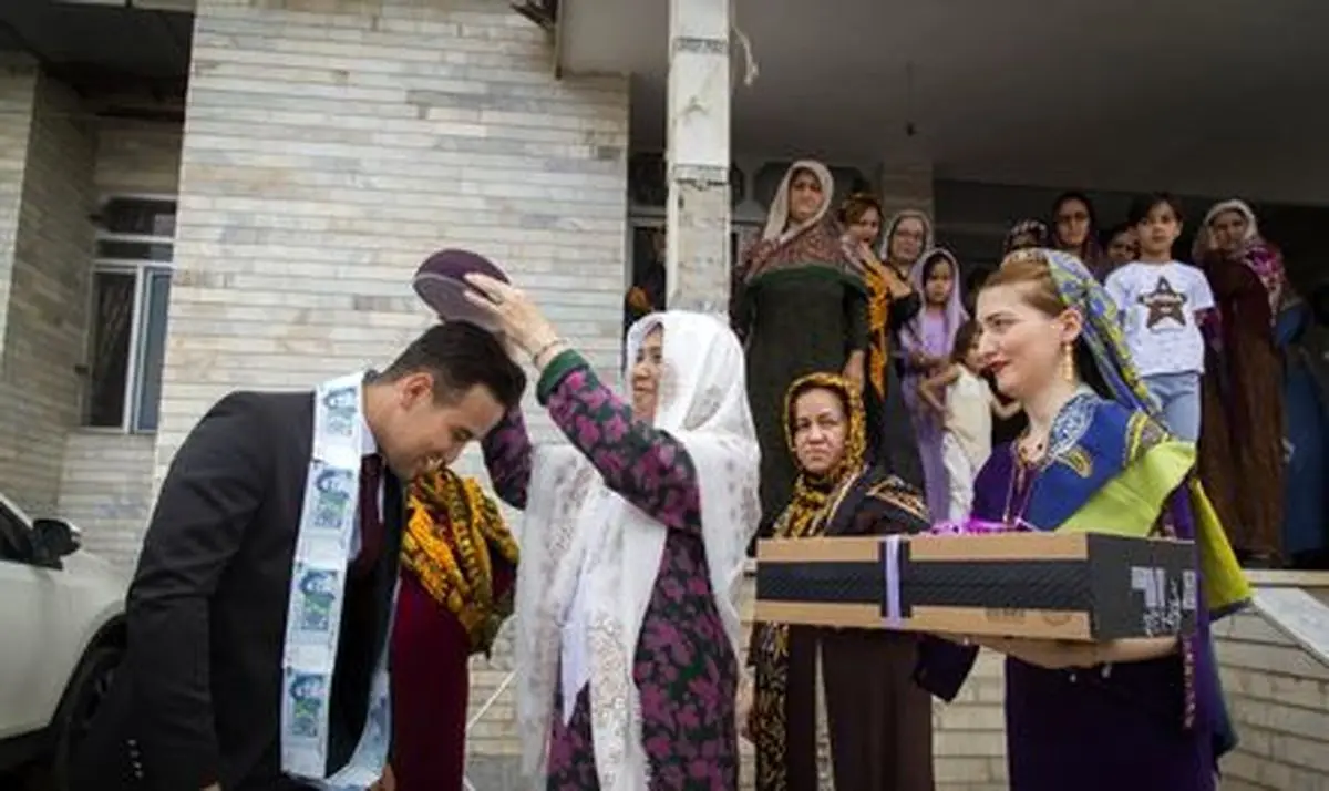 مراسم سنتی عروسی ترکمن‌ها +تصاویر