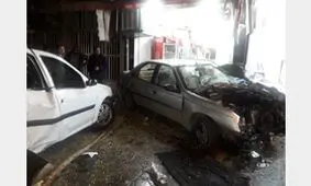 تصاویری از کورس خونین راننده ایلامی