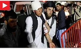 لحظه انفجار بمب در هتل اورانوس کابل