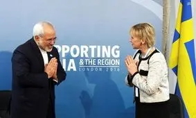 ظریف با وزیر امور خارجه سوئد درباره مذاکرات صلح یمن گفتگو کرد