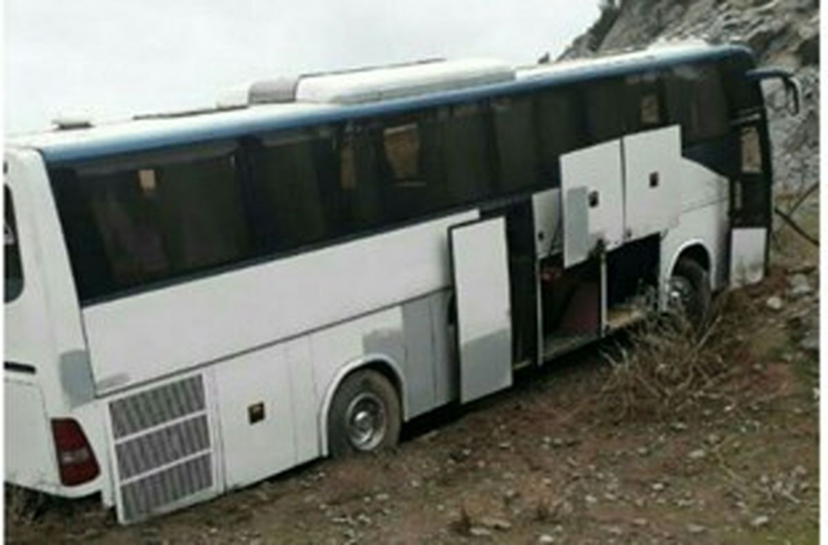 سریال تصادفات اتوبوسهای اسکانیا این بار در آزادراه قزوین رشت