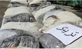 100 کیلوگرم تریاک لو رفت