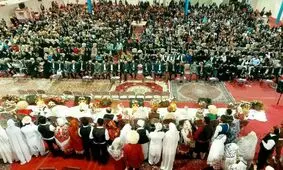 برگزاری مراسم سنتی ازدواج در جشنواره فرهنگ اقوام