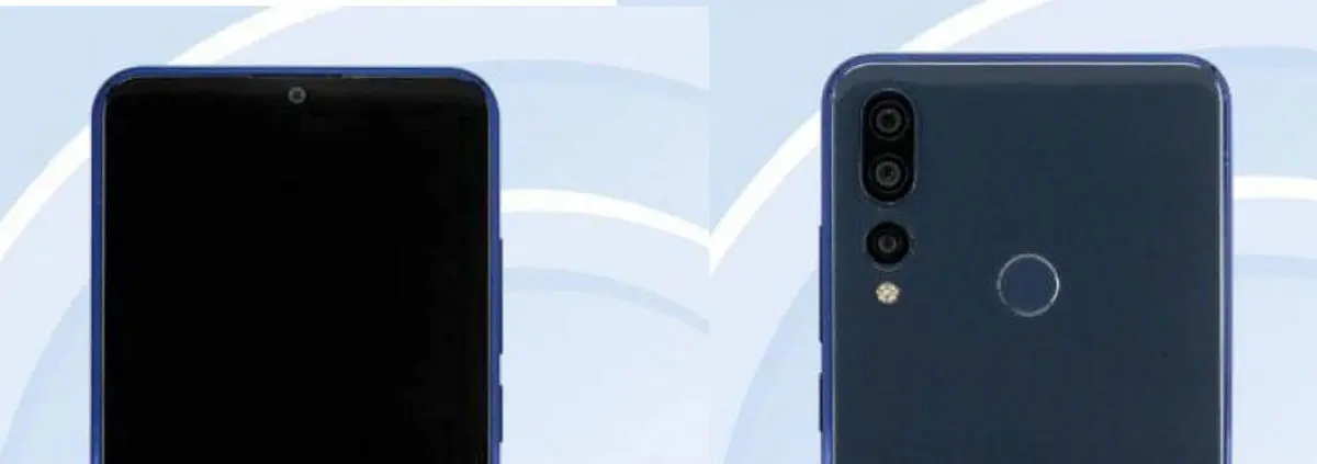 موبایل لنوو با دوربین سه گانه و بریدگی نمایشگر قطره طور لو رفت