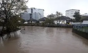 بارش برف و باران در گیلان/جاری شدن سیلاب در مناطق غربی