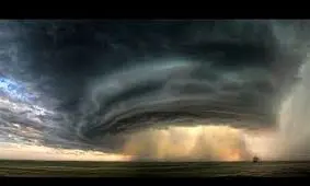 طوفان تندری شدید در استان‌های جنوب غربی کشور +عکس