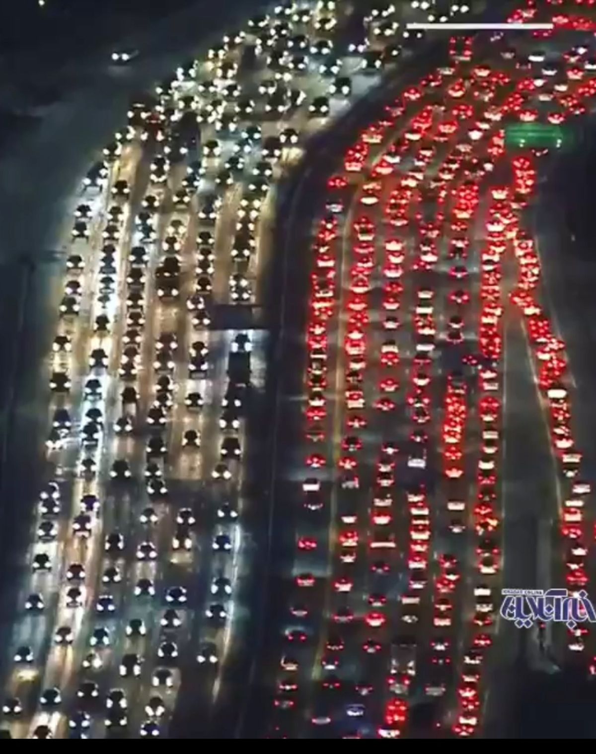 ترافیک برگ ریزون لس‌آنجلس در روز شکرگزاری!