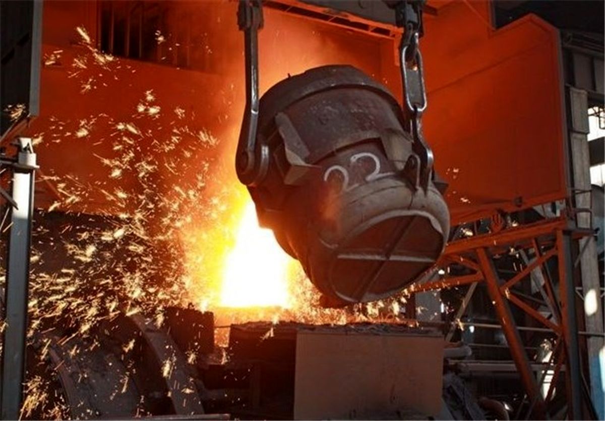 تولید فولاد ایران از ۲۰ میلیون تن گذشت