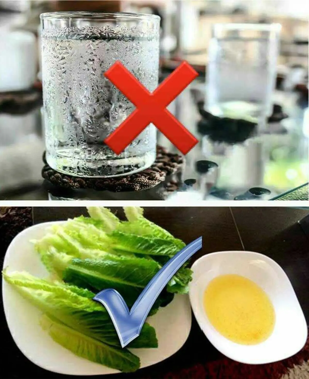 به جای آب ، با غذا کاهو بخورید