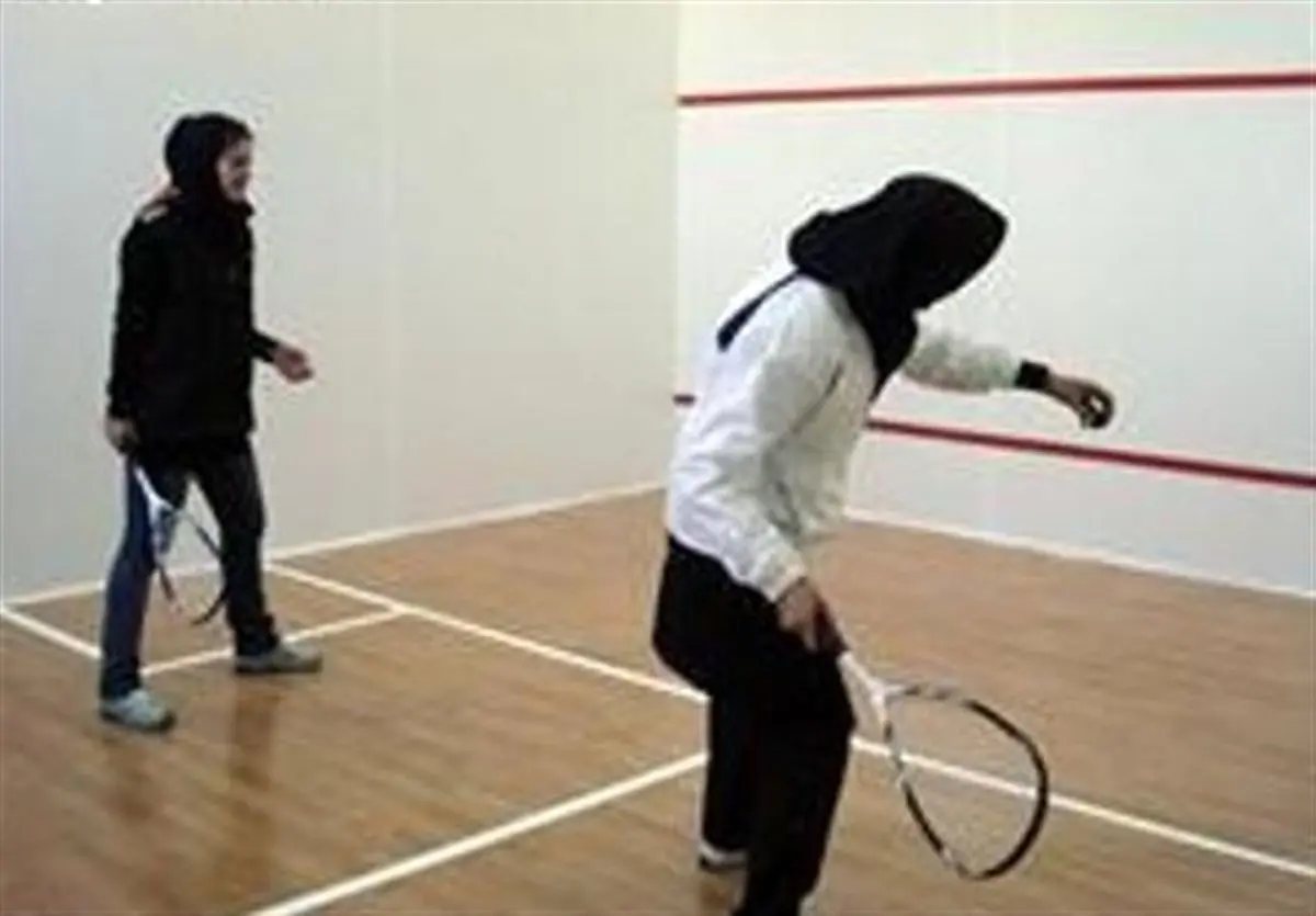 تیم اسکواش دختران البرز به مسابقات دانش‌آموزی کشور اعزام شد