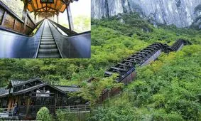 معماران چینی طولانی‌ترین پله‌برقی جهان را طراحی و راه‌اندازی کردند