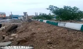 فوری/ریزش دیوار مدرسه نیایش گچساران