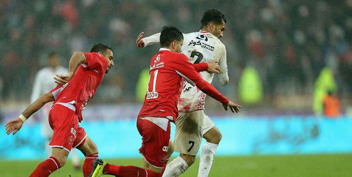 زور پرسپولیس و تراکتورسازی به هم نرسید/ تساوی زیر باران «آزادی»