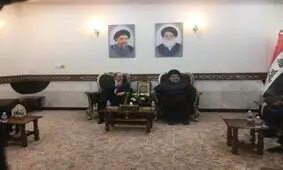 دیدار مقتدی صدر با مسعود بارزانی