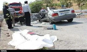 تصادف مرگبار 2 پراید در جاده مرند