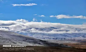 اردبیل سفیدپوش شد/ شیرین‌کامی کشاورزان با دانه‌های برف