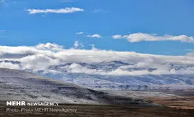 اردبیل سفیدپوش شد/ شیرین‌کامی کشاورزان با دانه‌های برف