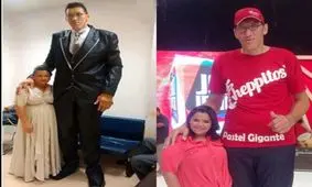 زوج برزیلی رکود دارد بیشترین اختلاف قد در دنیا !!