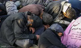 ۳۹۰ معتاد متجاهر در طرح پاکسازی پلیس خنداب جمع آوری شدند