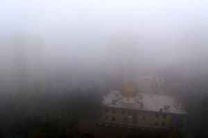 ویدئو/هوای زیبای مه آلود تهران