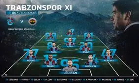 غیبت امیری در ترکیب اصلی ترابزون اسپور مقابل فنرباغچه+عکس