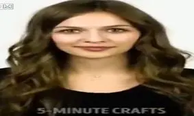 فرکردن موها با لیوان یکبار مصرف