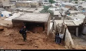زندگی در همسایگی خطر؛ ریزش مجدد کوه در منطقه منبع آب اهواز پس از بارندگی