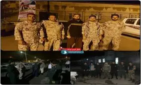 آمادگی و حضور نیروهای سپاه و بسیج در مناطق زلزله زده سرپل ذهاب