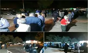 فیلم آب شرب کرند غرب بعد از زلزله امشب