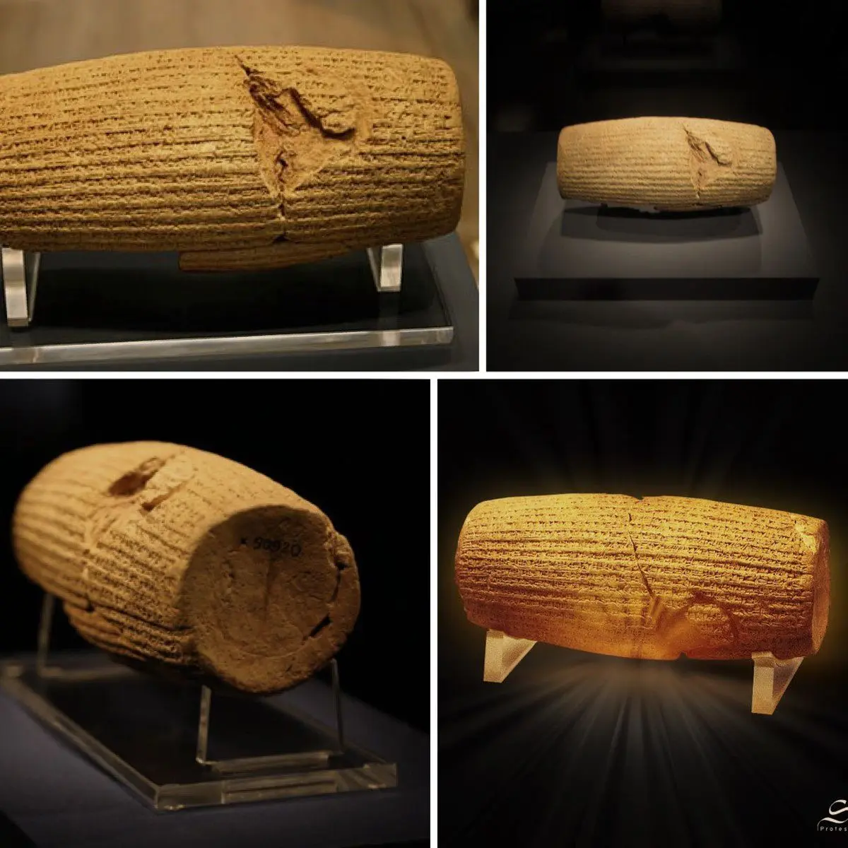 استوانه کوروش بزرگ اولين منشور حقوق بشر جهان