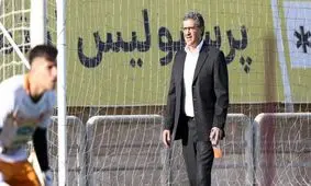 جلسه سرمربی و سرپرست پرسپولیس در پی اعتصاب بازیکنان