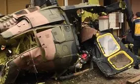 ویدئو/بالگرد نظامی ترکیه در استانبول سقوط کرد