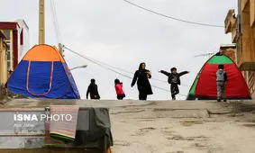 اسکان اضطراری 590 خانواده زلزله‌زده