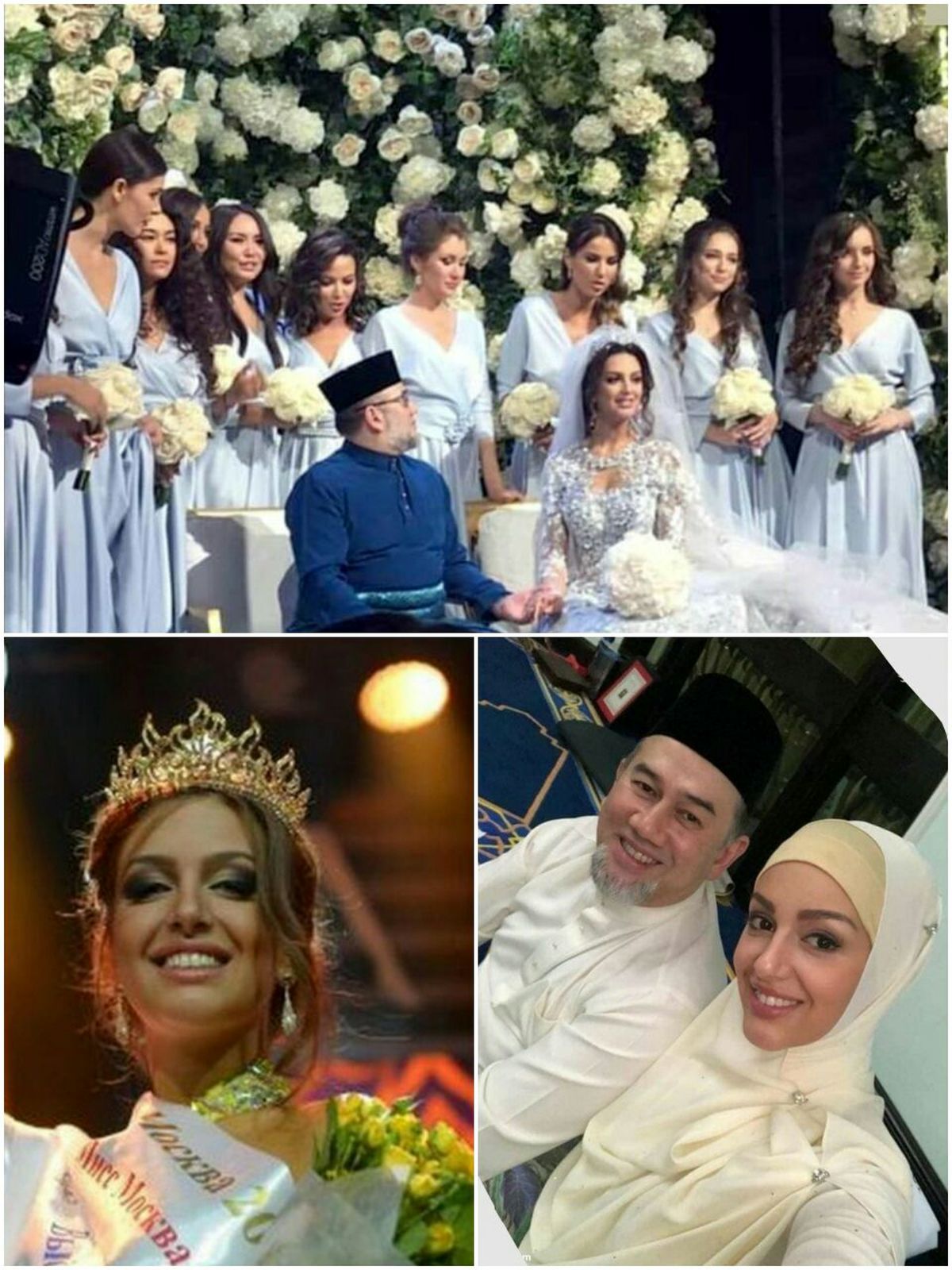 ملکه زیبایی روس برای ازدواج با پادشاه مالزی مسلمان شد