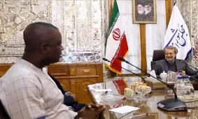 پیشنهاد جدید لاریجانی به نماینده غَنا درباره گسترش همکاری‌ها