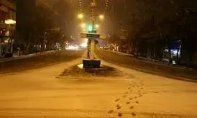 ویدئو/هم اکنون بارش برف در شیروان