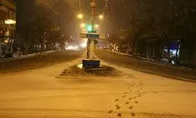 ویدئو/هم اکنون بارش برف در شیروان