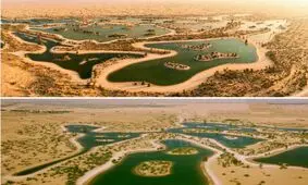 دریاچه مصنوعی دبی