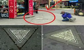 قطعه زمینی در پیاده روی نیویورک