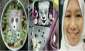 دختری با نقاشی های عجیب