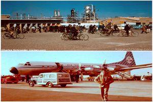فرودگاه بین المللی آبادان در دهه ۶۰ میلادی
