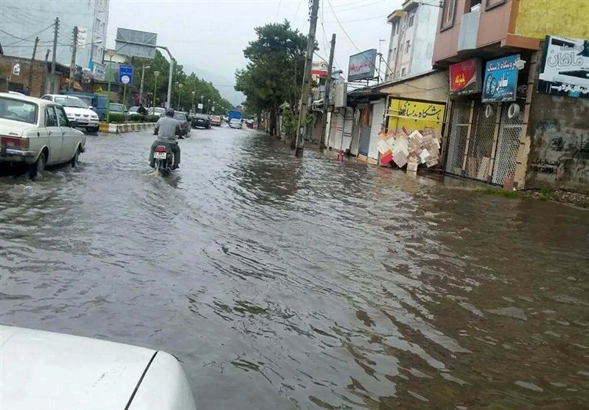 هشدار آب‌گرفتگی معابر در استان‌های ساحلی خزر و شمال غرب