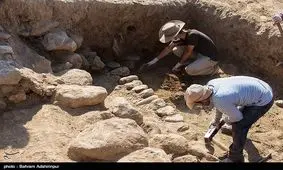 کاوش باستانی دستکندهای روستای تاریخی کنزق سرعین به روایت تصویر