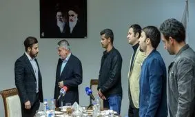 نشست مرادی، رستمی و رئیس کمیته ملی المپیک