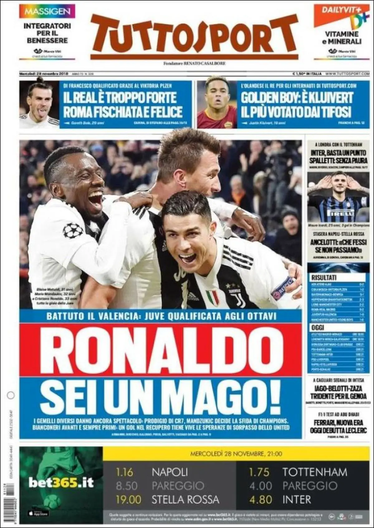 رونالدو، تو یک جادوگری!