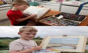 کوچکترین نقاش میلیونر جهان